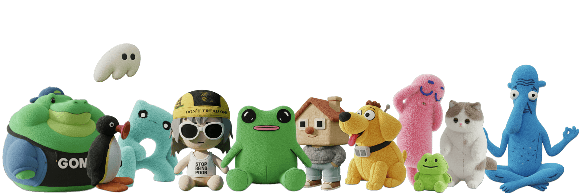 Plush toys collection